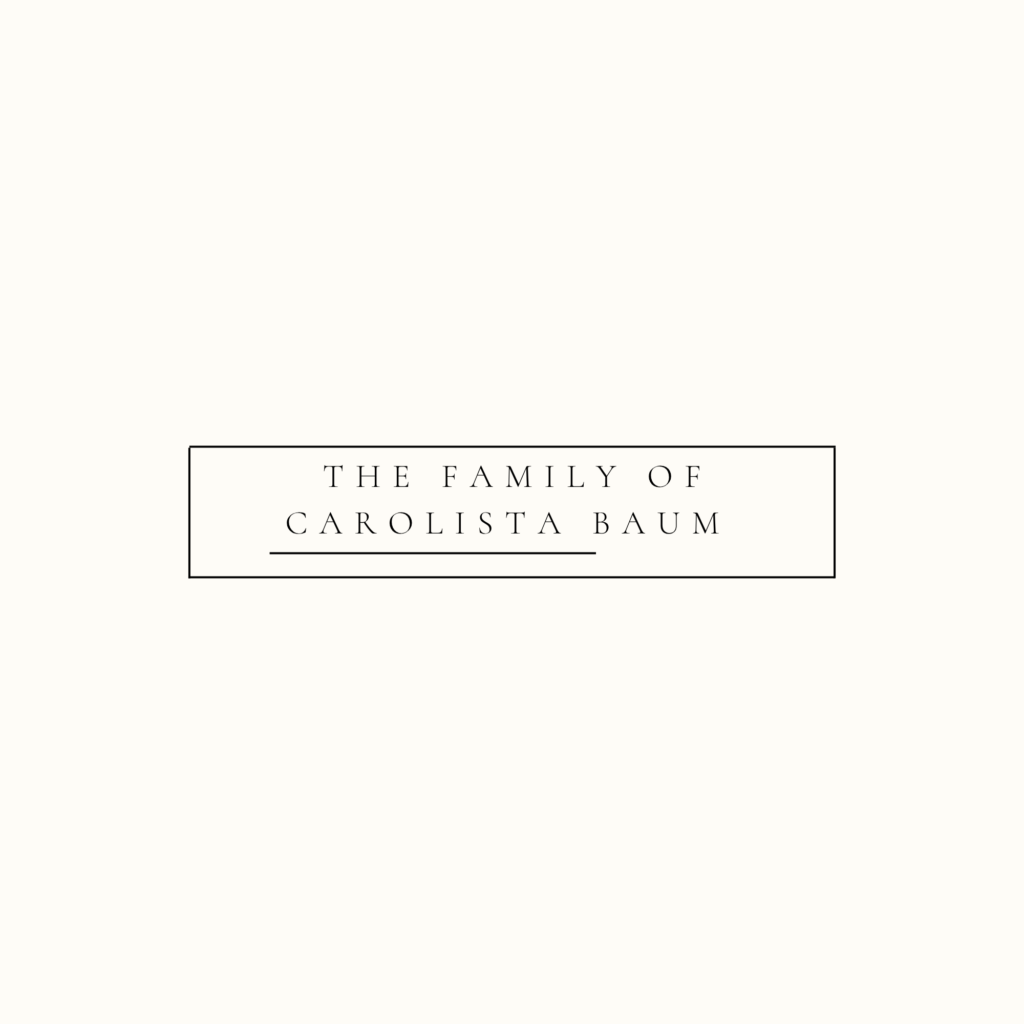 A logo for Family of Carolista